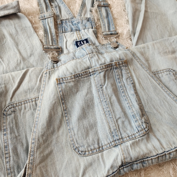 GAP Womens Light Blue Overalls, Size XS - Picture 4 of 7